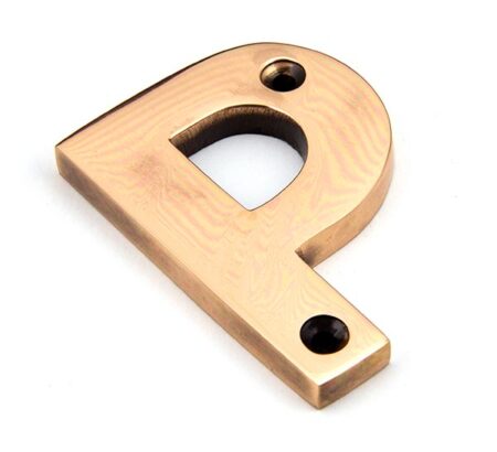 Polished Bronze Letter P | 92031P