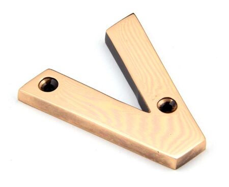 Polished Bronze Letter V | 92031V