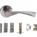 Atlantic Colorado Door Pack Bundle (3" Latch + 3"x2" Hingesx3) - Satin Nickel