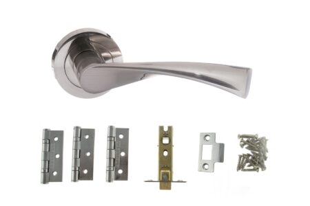 Atlantic Colorado Door Pack Bundle (3" Latch + 3"x2" Hingesx3) - Satin Nickel