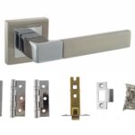 Atlantic Montana Door Pack Bundle (2.5" Latch, 3"x2" Hingesx3) - Satin Nickel/Polished Chrome
