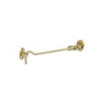 BLU Cabin Hook 150mm Long - 316 Stainless Steel with a PVD Satin Brass Finish