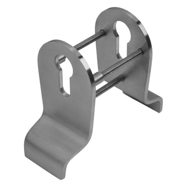 BLU Classic Euro Cylinder Pull Back to back Up 54 x 92.5 x 4mm 316 Satin Stainless Steel
