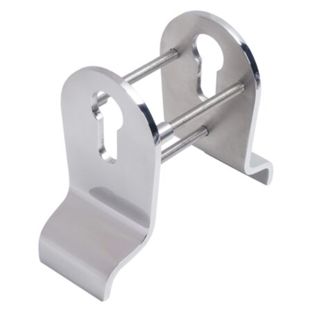 BLU Classic Euro Cylinder Pull Back to back Up 54 x 92.5 x 4mm 316 Polished Stainless Steel