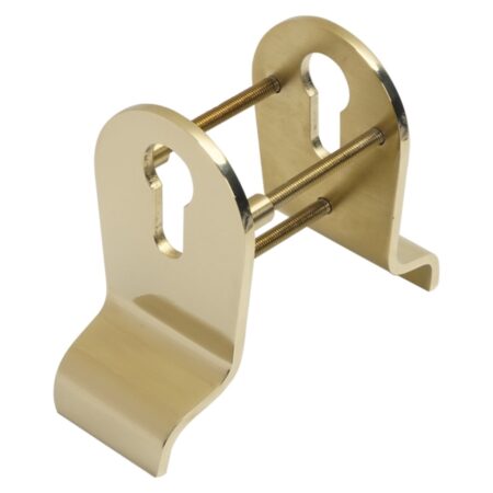 BLU Classic Euro Cylinder Pull Back to back Up 54 x 92.5 x 4mm 316 Stainless Steel PVD Polished Brass