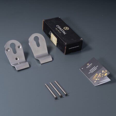 BLU Classic Euro Cylinder Pull Back to back Up 54 x 92.5 x 4mm 316 Stainless Steel PVD Polished Brass - Image 3