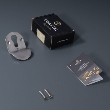 BLU Contemporary Internal Euro Cylinder Pull Screw Fix 50 x 83 x 5mm 316 Satin Stainless Steel - Image 2