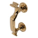 BLU Doctors Door Knocker 316 Stainless Steel PVD Polished Brass
