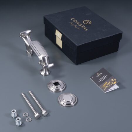 BLU Doctors Door Knocker 316 Stainless Steel PVD Polished Brass - Image 3