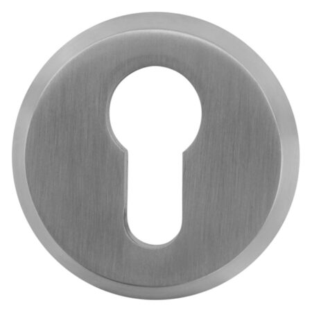 BLU Internal Cylinder Pull 50 x 83 x 5mm with External Security Escutcheon 53 x 12mm 316 Satin Stainless Steel - Image 2