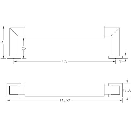 Burlington Westminster Round Cabinet Handles 128mm Polished Nickel - Image 2