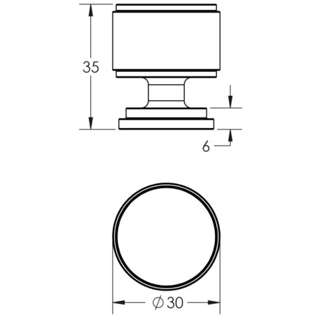 Belgrave Stepped Cupboard Knobs Antique Brass - Image 2