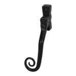 Curly Tail Lockable Window Espag Handle Left Hand Textured Black Finish