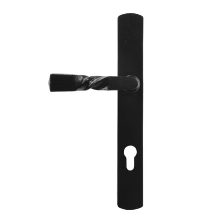 DuraTique CO7100C Barley Twist 92mm MPL Door Handle 35 x 268 x 13mm Stainless Steel Textured Matt Black Finish - Image 2