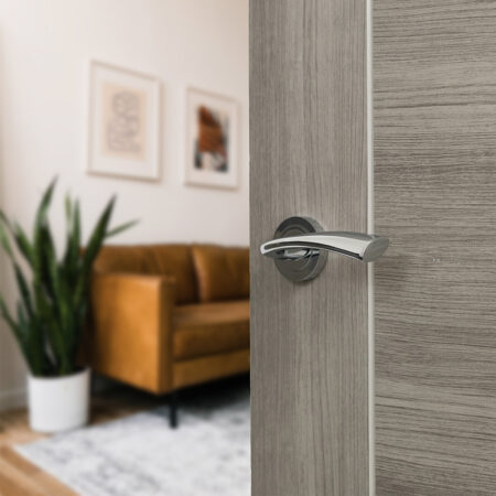 Atlantic Wave Door Pack Bundle (3" Latch, 3"x2" Hingesx3) - Polished Chrome - Image 2
