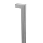 BLU HAB4 Inline Square Mitre Pull Handle 1230mm Long 1200mm Centres 32mm Universal Fixing 316 Satin Stainless Steel