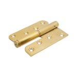 BLU HQ50 Lift-Off Right Hand Butt Hinge 316 Stainless Steel PVD Satin Brass Finish