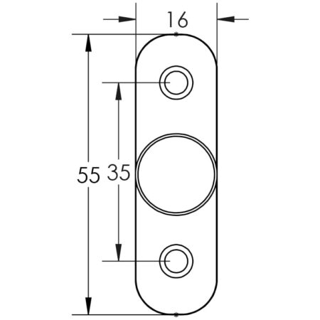 Stainless Steel Casement Fasteners 53mm Satin Stainless Steel - Image 2