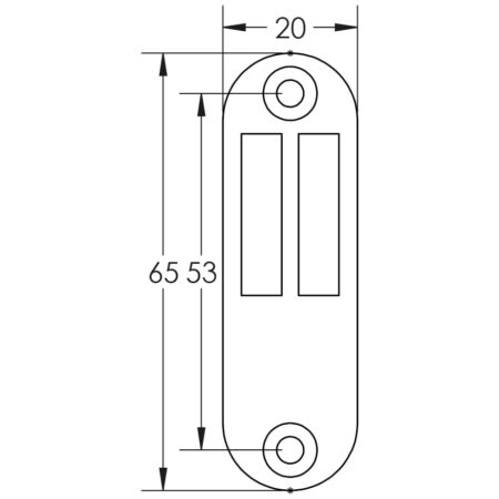 Stainless Steel Casement Fasteners 53mm Satin Stainless Steel - Image 2