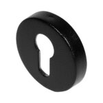 BLU Round Escutcheon 55 x 10.5mm 316 Stainless Steel Textured Matt Black Finish