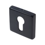 BLU Square Escutcheon 55 x 55 x 10mm 316 Stainless Steel with Matt Black Lacquer Finish