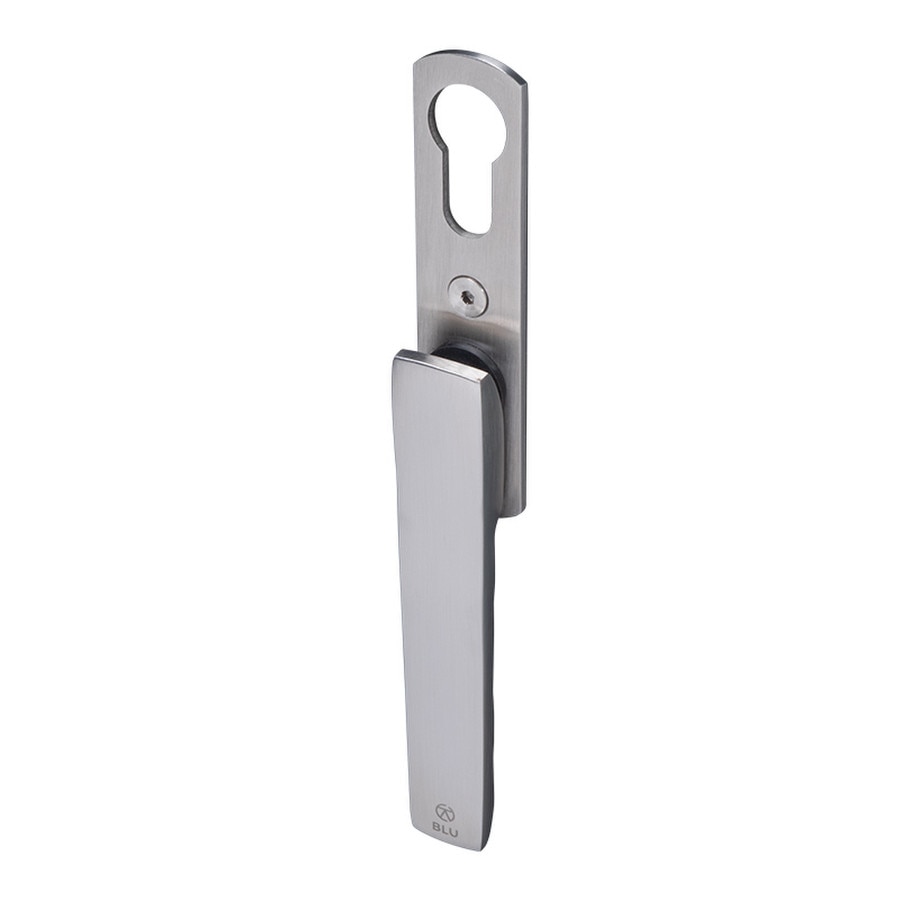 KM115-SSS_Media_1.default.jpg BLU KM115 Bi-Fold Door Flat Handle (Sprung) with Euro Profile 25 x 110 x 2.5mm 316 Satin Stainless Steel - Image 1