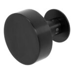 BLU KM150 Round Door Knob Universal fix 316 Stainless Steel Matt Black Lacquer Finish