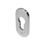 BLU KM945 Slimline Oval Escutcheon 316 Satin Stainless Steel