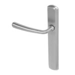 BLU Pera 092 Multipoint Door Lock Handle No Euro External Handle Dual Sprung 316 Grade Satin Stainless Steel