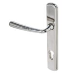 BLU Pera 092 Multipoint Door Lock Handle Dual Sprung 316 Grade Polished Stainless Steel