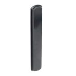 BLU Regent 092 Left Hand Multipoint Door Lock Handle Blank Plate External Euro Internal Dual Sprung 316 Grade Stainless Steel Matt Black Lacquer Finish