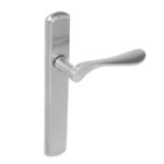 BLU Regent 092 Left Hand Multipoint Door Lock Handle No Euro External Handle Dual Sprung 316 Grade Satin Stainless Steel