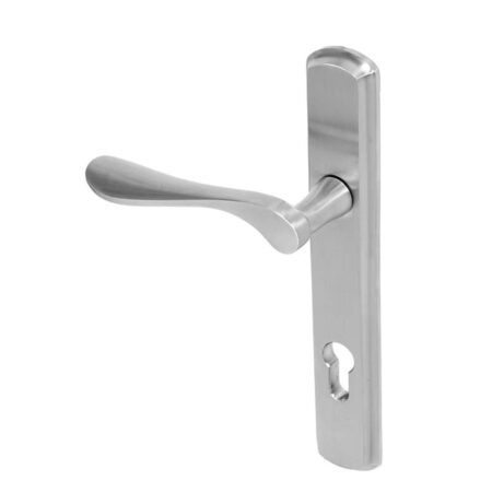 BLU Regent 092 Right Hand Multipoint Door Lock Handle Dual Sprung 316 Grade Satin Stainless Steel