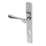 BLU Regent 092 Right Hand Multipoint Door Lock Handle Dual Sprung 316 Grade Polished Stainless Steel