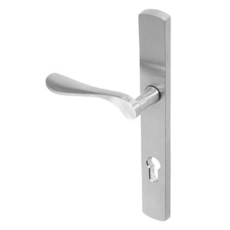 BLU Regent 095 Right Hand Multipoint Door Lock Handle Dual Sprung 316 Grade Satin Stainless Steel