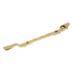 BLU Regent 11" (280mm) Casement Window Stay - 316 Stanless Steel with a PVD Polished Brass Finish