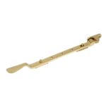 BLU Regent 11" (280mm) Casement Window Stay - 316 Stanless Steel with a PVD Satin Brass Finish