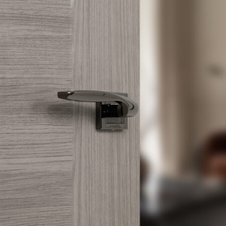 Atlantic Oklahoma Door Pack Bundle (2.5" Latch, 3"x2" Hingesx3) - Black Nickel - Image 2