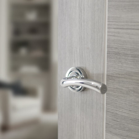 Atlantic Texas Door Pack Bundle (3" Latch + 3"x2" Hingesx3) - Polished Chrome - Image 2