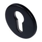 DuraTique SE35 Slimline Euro Profile Escutcheon 52 x 5mm Stainless Steel Textured Matt Black Finish