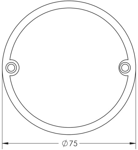 Stainless Steel Shower Symbol 75mm Satin Stainless Steel - Image 2