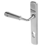 BLU Opera 092 Multipoint Door Lock Handle Dual Sprung 316 Grade Polished Stainless Steel