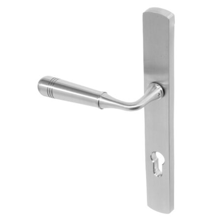 BLU Opera 095 Multipoint Door Lock Handle Dual Sprung 316 Grade Satin Stainless Steel