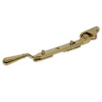 BLU 8" (203mm) Opera Casement Window Stay - 316 Stainless Steel PVD Polished Brass Finish