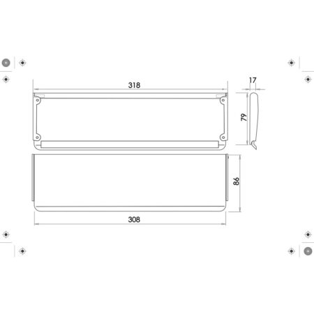 Antique Inner Door Tidies Black - Image 2