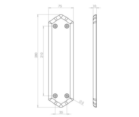 Jedo Porcelain Fingerplates White - Image 2