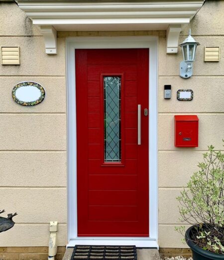 BLU HAB2 Inline Round 'T' Bar Pull Handle 400mm Long 300mm Centres 32mm Diameter Universal Fixing 316 Satin Stainless Steel - Image 2