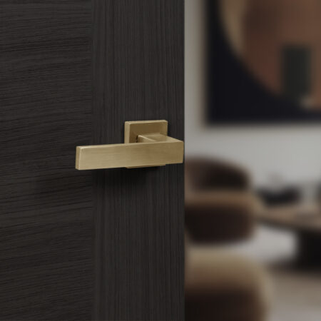 Senza Pari Panetti Door Handle Pack (3 Lever Lock Set - 2.5" CE Sashlock, 3" Fire Rated Hinges x3) - Satin Brass - Image 6