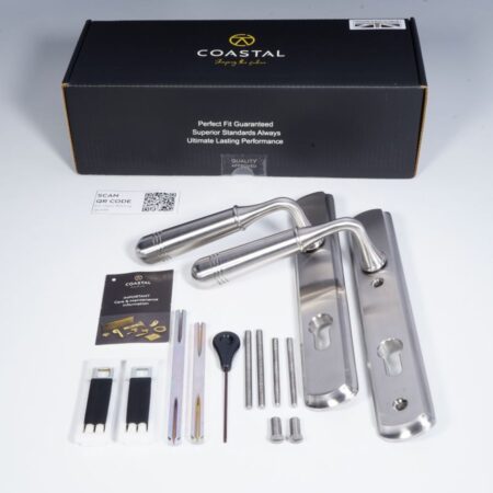 BLU Opera 092 Multipoint Door Lock Handle Dual Sprung 316 Grade Satin Stainless Steel - Image 4