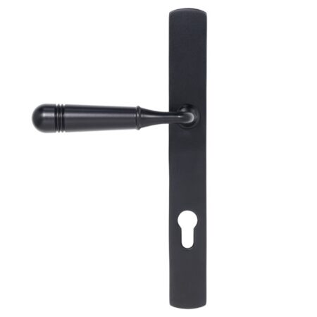 BLU Opera 095 Multipoint Door Lock Handle Dual Sprung 316 Grade Stainless Steel Matt Black Lacquer Finish - Image 2